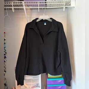 Tall Long Sleeve Sweater with Collar Old Navy